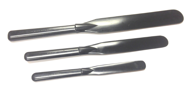 plastic rubber spatulas in 10cm, 15cm and 20cm size for printing inks